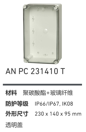AN 231410 · PC 透明盖