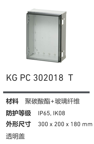 KG 302018 壁挂防水控制箱 产品图