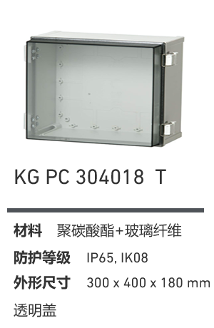 KG 304018 壁挂防水控制箱 产品图